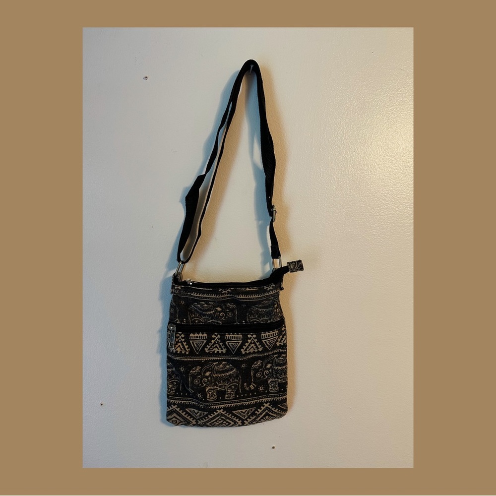 Elephant Design Crossbody Bag